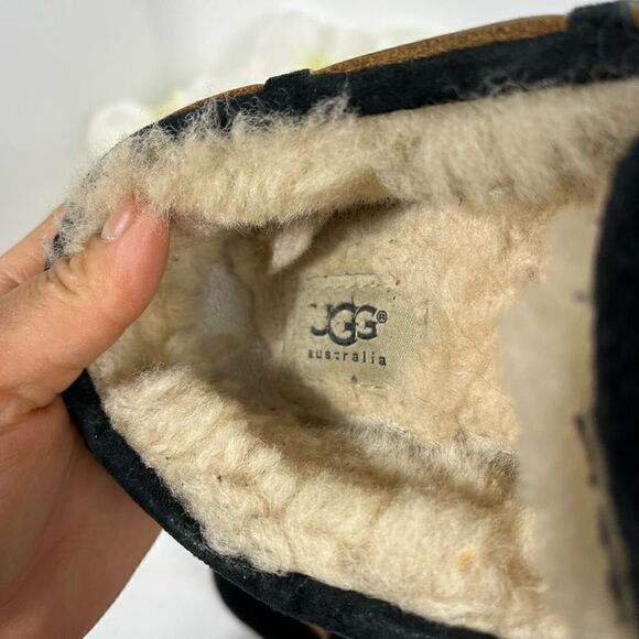 Black Moccasin Slippers - Picture 3 of 10